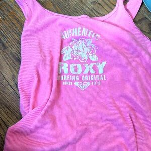 Pink Y2K Roxy surf tank